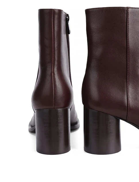 Женские ботинки MIRATON кожаные коричневые - фото 3 - Miraton