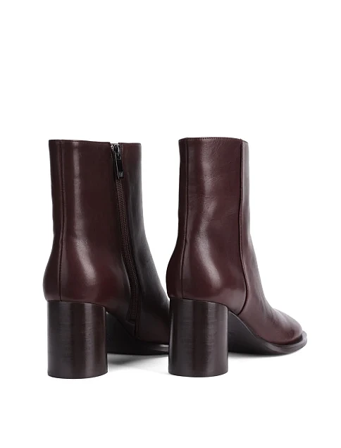 Женские ботинки MIRATON кожаные коричневые - фото 5 - Miraton