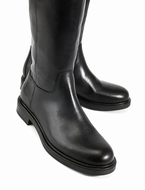 Женские сапоги Vagabond кожаные черные - фото 3 - Miraton