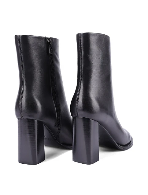 Женские ботинки MIRATON кожаные черные - фото 4 - Miraton