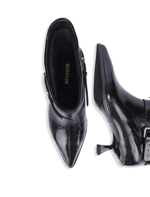 Женские ботинки MIRATON черные - фото 3 - Miraton