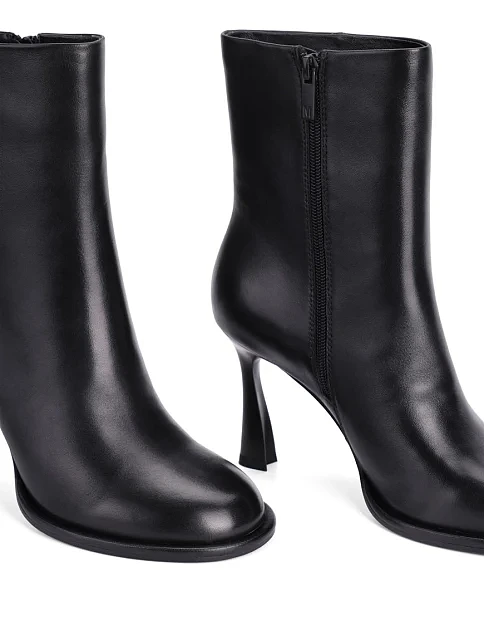 Женские ботинки MIRATON кожаные черные - фото 6 - Miraton