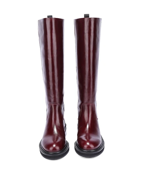 Женские сапоги MIRATON бордовые - фото 3 - Miraton