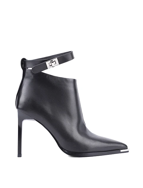 Женские ботинки MIRATON кожаные черные - фото 1 - Miraton