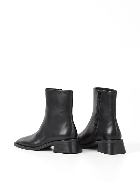 Женские ботинки Vagabond кожаные черные - фото 2 - Miraton