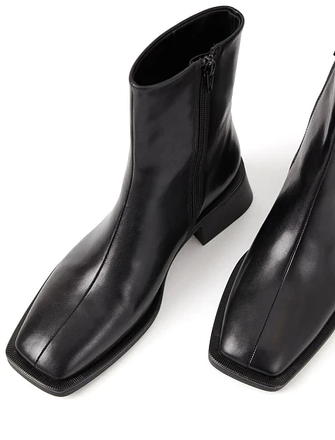 Женские ботинки Vagabond кожаные черные - фото 3 - Miraton