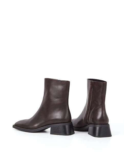 Женские ботинки Vagabond кожаные коричневые - фото 3 - Miraton