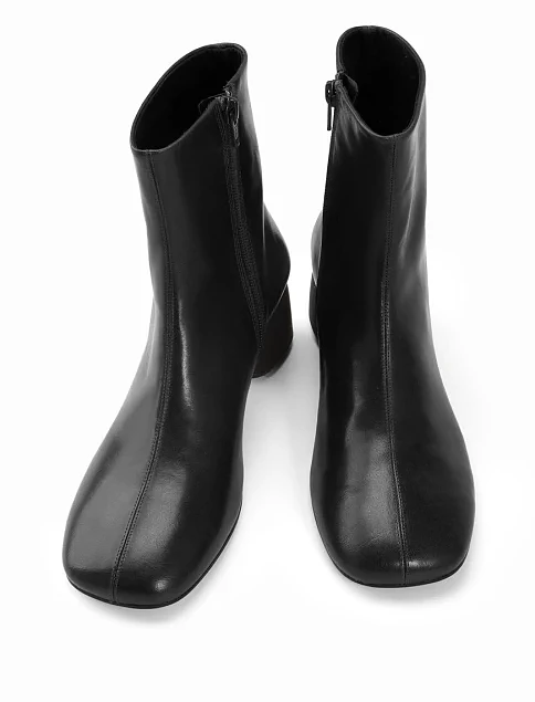 Женские ботинки Vagabond кожаные черные - фото 4 - Miraton