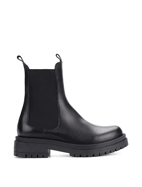 Женские ботинки челси Attizzare кожаные черные - фото 1 - Miraton