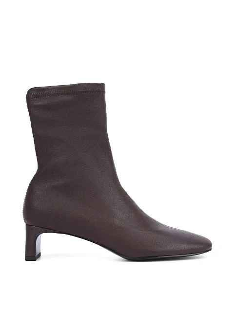 Женские ботинки MIRATON кожаные коричневые - фото 1 - Miraton