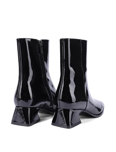 Женские ботинки MIRATON из наплака черные - фото 4 - Miraton