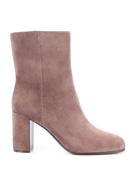 Женские ботинки Attizzare велюровые коричневые - фото 1 - Miraton