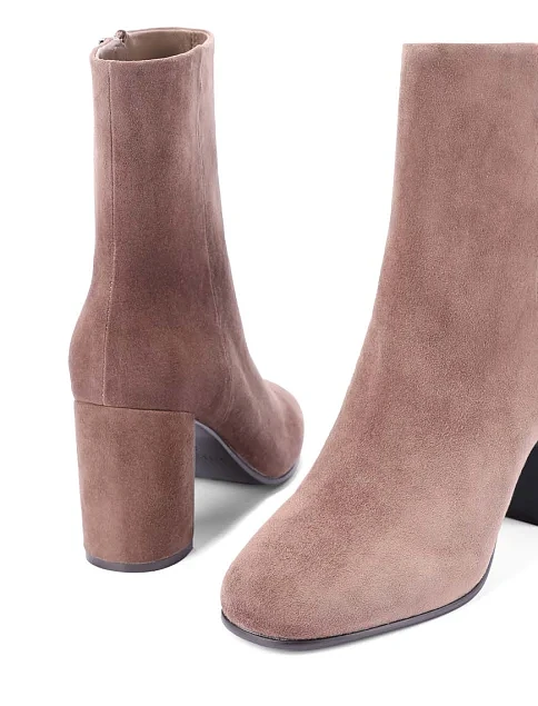 Женские ботинки Attizzare велюровые коричневые - фото 2 - Miraton