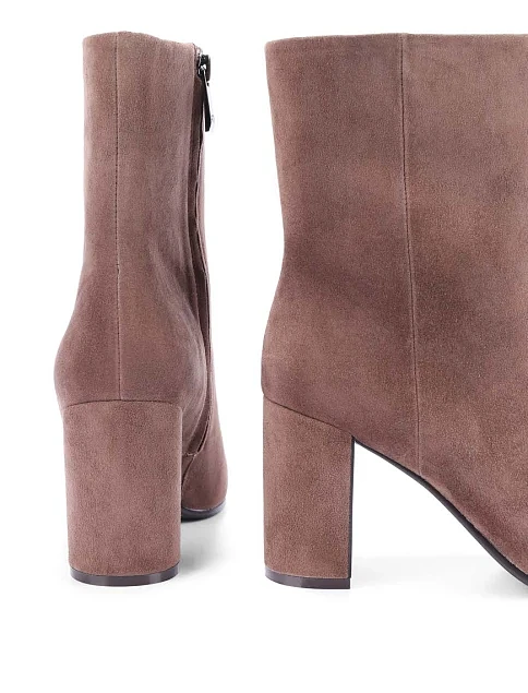 Женские ботинки Attizzare велюровые коричневые - фото 5 - Miraton