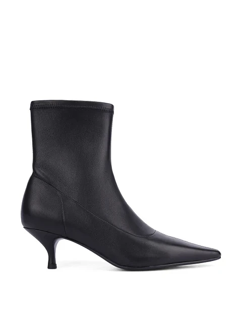 Женские ботинки кожаные черные - фото 1 - Miraton