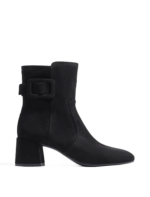 Женские ботинки Attizzare велюровые черные - фото 1 - Miraton