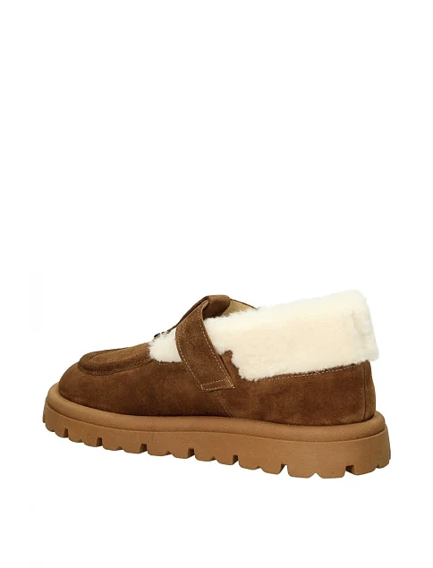 Женские туфли замшевые оранжевые - фото 4 - Miraton