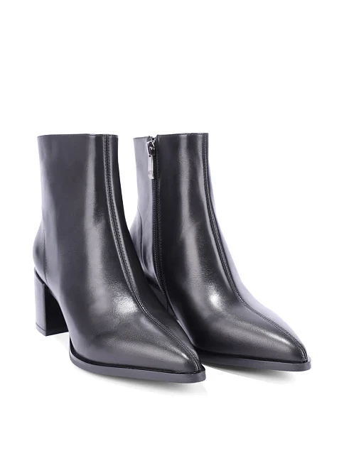 Женские ботинки Attizzare кожаные черные - фото 3 - Miraton