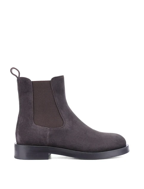 Женские ботинки челси MIRATON велюровые серые - фото 1 - Miraton