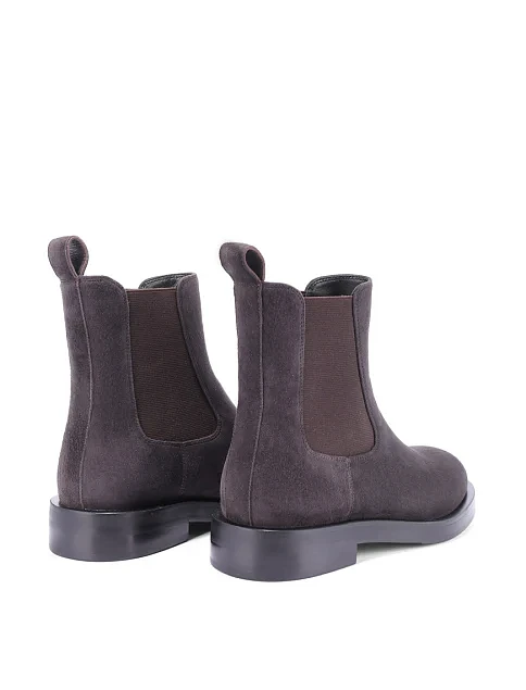 Женские ботинки челси MIRATON велюровые серые - фото 4 - Miraton