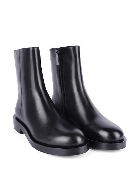 Женские ботинки MIRATON кожаные черные - фото 2 - Miraton