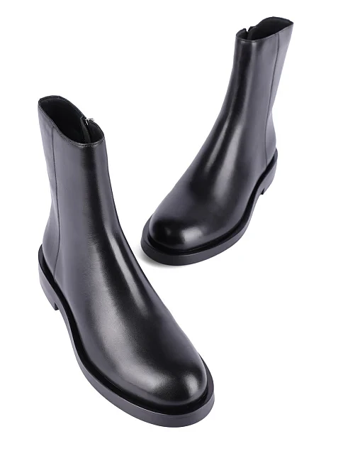 Женские ботинки MIRATON кожаные черные - фото 5 - Miraton