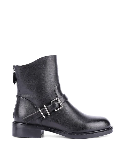 Женские ботинки MIRATON кожаные черные - фото 1 - Miraton