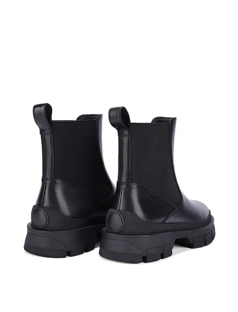 Женские ботинки челси MIRATON кожаные черные - фото 4 - Miraton