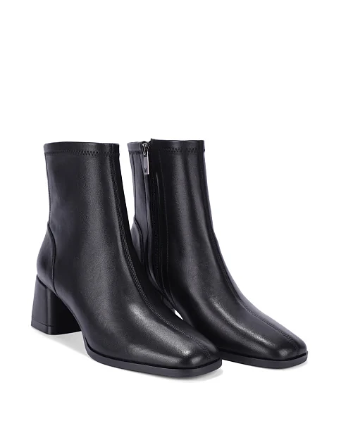 Женские ботинки MIRATON кожаные черные - фото 3 - Miraton