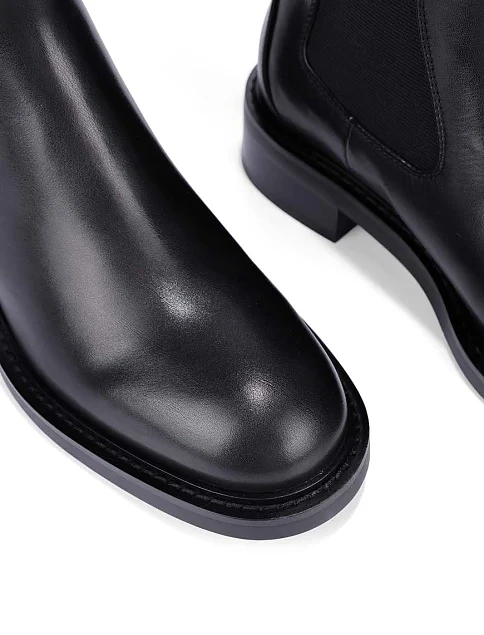 Женские ботинки челси Attizzare кожаные черные - фото 5 - Miraton