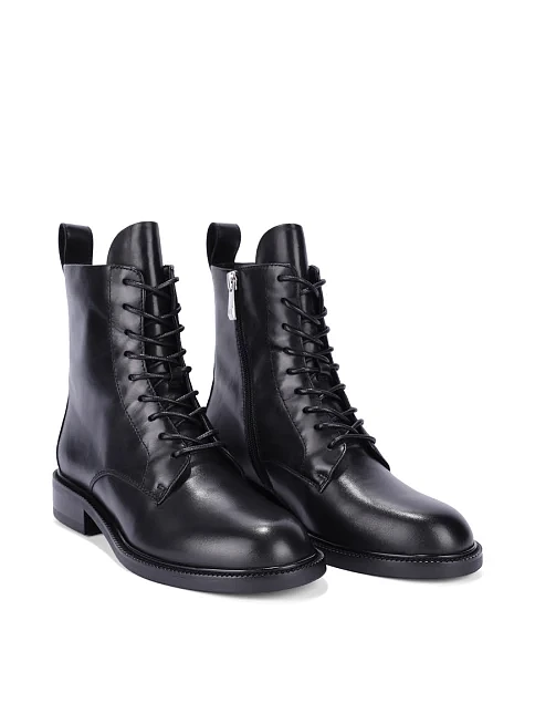 Женские ботинки Attizzare кожаные черные - фото 3 - Miraton