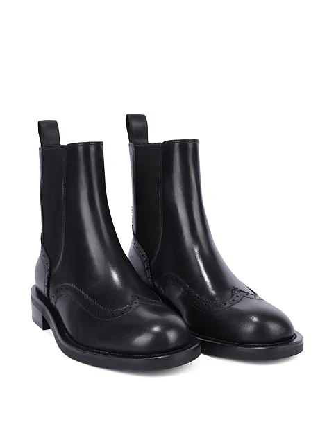 Женские ботинки челси Attizzare кожаные черные - фото 2 - Miraton