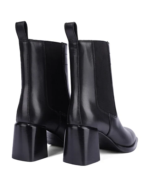 Женские ботинки челси MIRATON кожаные черные - фото 4 - Miraton