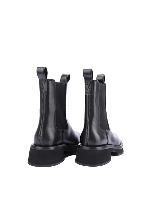 Женские ботинки челси MIRATON кожаные черные - фото 4 - Miraton