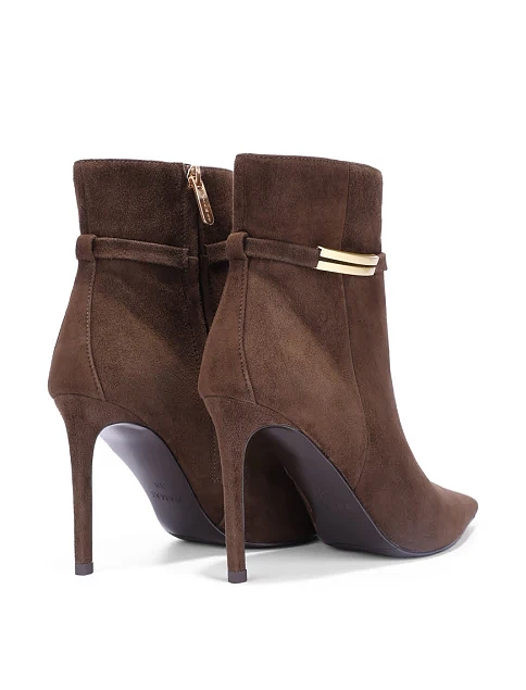 Женские ботинки MiaMay велюровые коричневые - фото 5 - Miraton