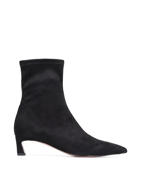 Женские ботинки BIANCA DI велюровые черные - фото 1 - Miraton