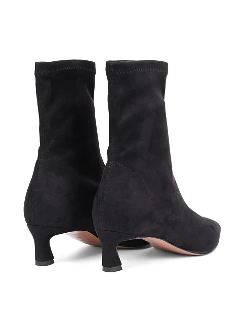 Женские ботинки BIANCA DI велюровые черные - фото 4 - Miraton