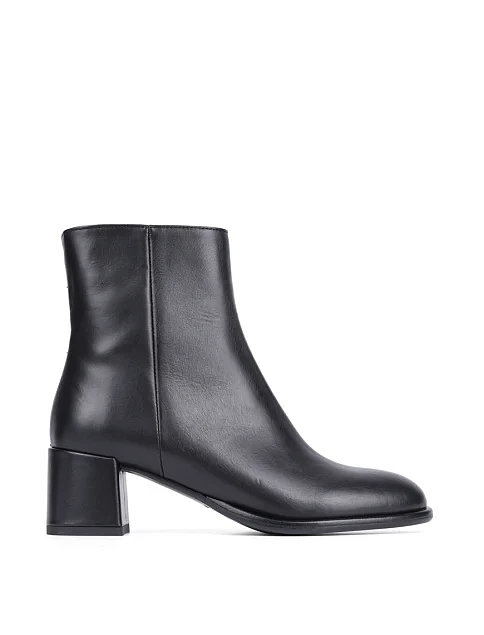 Женские ботинки BIANCA DI кожаные черные - фото 1 - Miraton