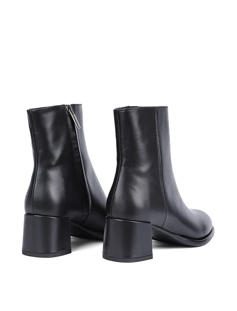 Женские ботинки BIANCA DI кожаные черные - фото 4 - Miraton