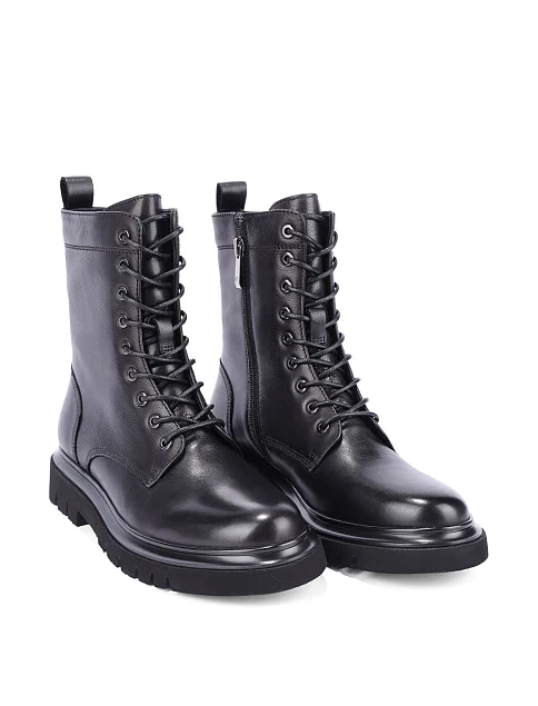 Женские ботинки Attizzare кожаные черные - фото 3 - Miraton