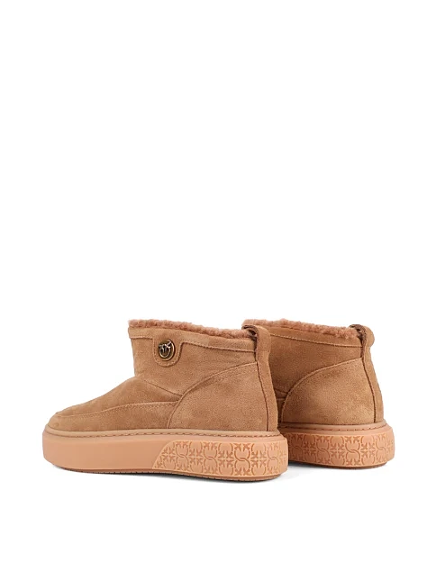 Женские угги Pinko замшевые бежевые - фото 4 - Miraton