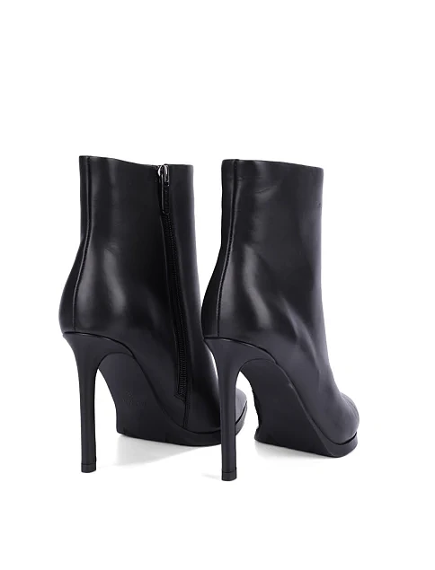 Женские ботинки MiaMay кожаные черные - фото 4 - Miraton