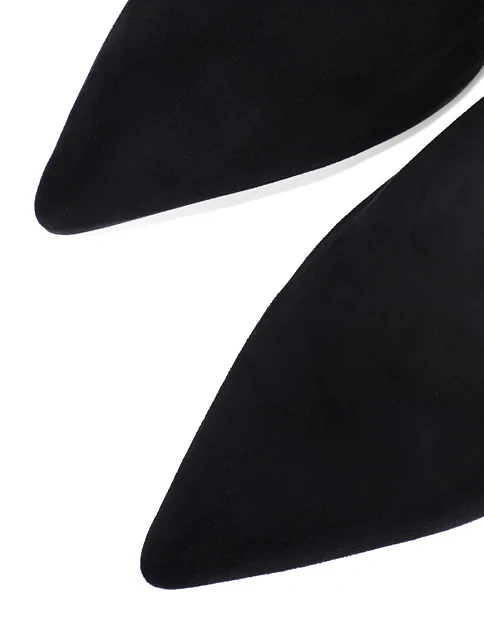 Женские ботинки MiaMay велюровые черные - фото 5 - Miraton