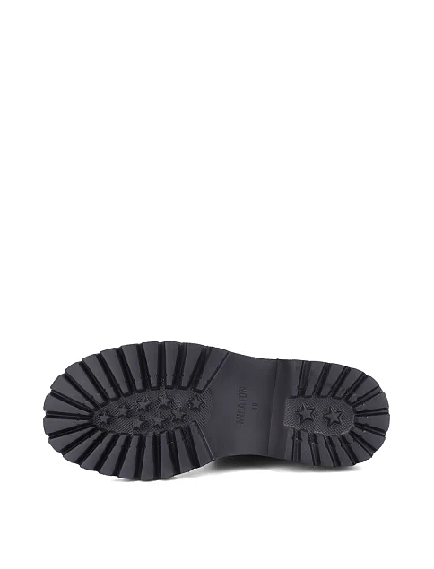 Женские ботинки MIRATON из нубука черные - фото 2 - Miraton