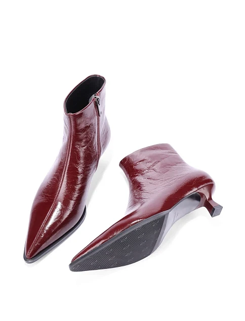 Женские ботинки MIRATON бордовые - фото 2 - Miraton