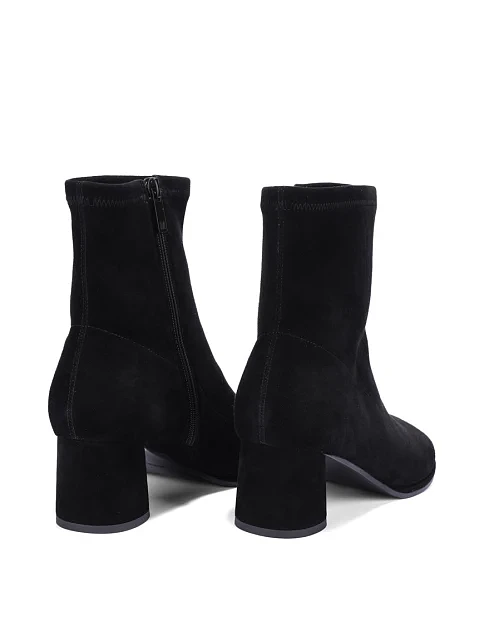 Женские ботинки MIRATON велюровые черные - фото 5 - Miraton