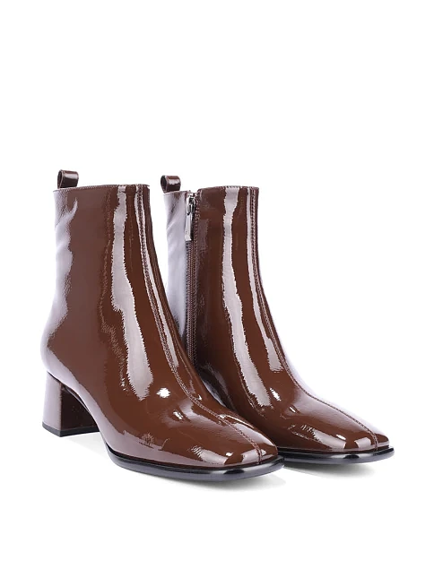 Жіночі черевики Attizzare з наплаку коричневі - фото 3 - Miraton