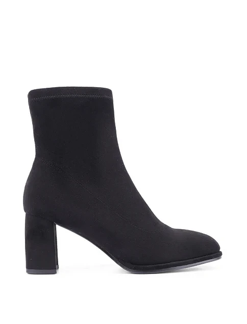 Женские ботинки Attizzare из искусственной замши черные - фото 1 - Miraton
