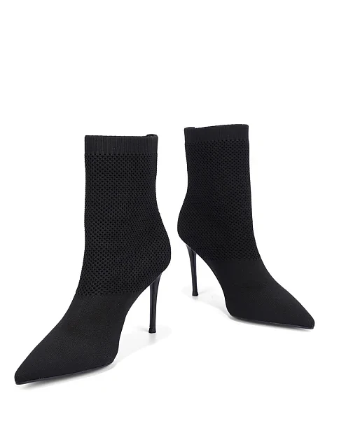 Женские ботинки MiaMay тканевые черные - фото 2 - Miraton