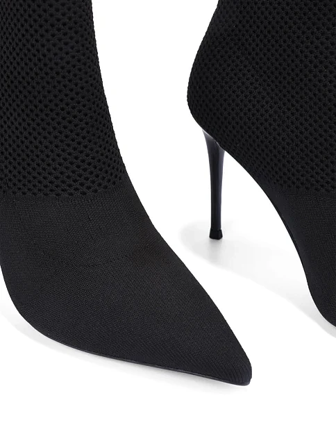 Женские ботинки MiaMay тканевые черные - фото 5 - Miraton